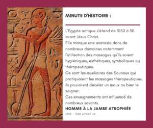  les massages thérapeutiques de l'Egypte Antique 