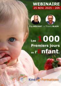 Webinaire – Les 1000 premiers jours : rôle du kinésithérapeute