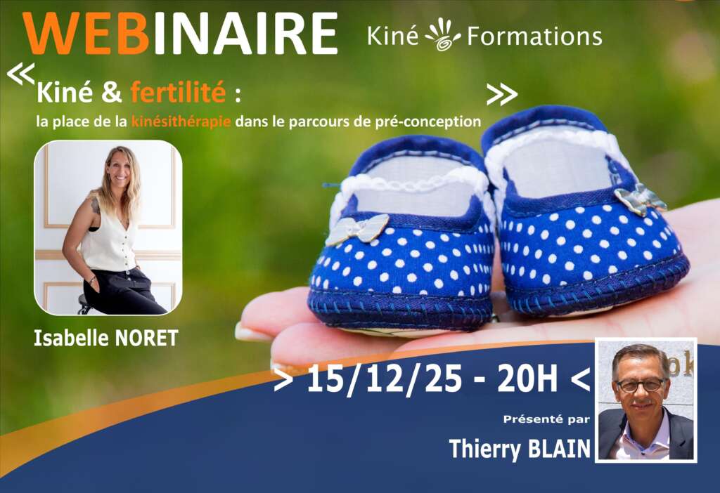 Webinaire « Kiné & fertilité : la place de la kinésithérapie dans le parcours de pré-conception »