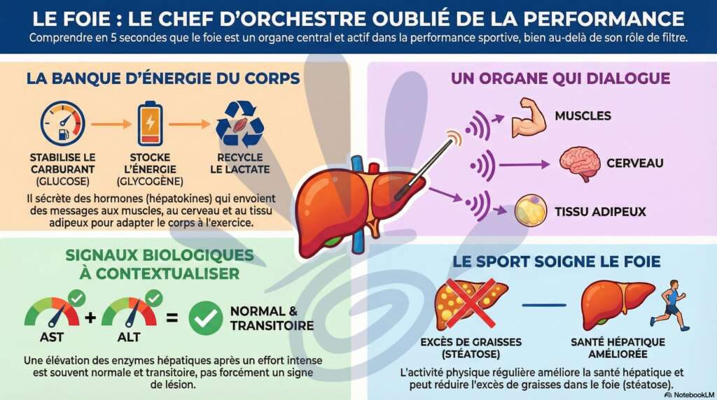 Quel est le rôle du foie dans le sport ?